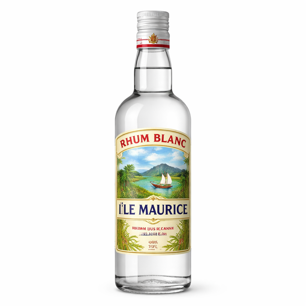 Rhum Blanc CHAMAREL-DOUBLE DISTILED CHAMAREL  Maurice