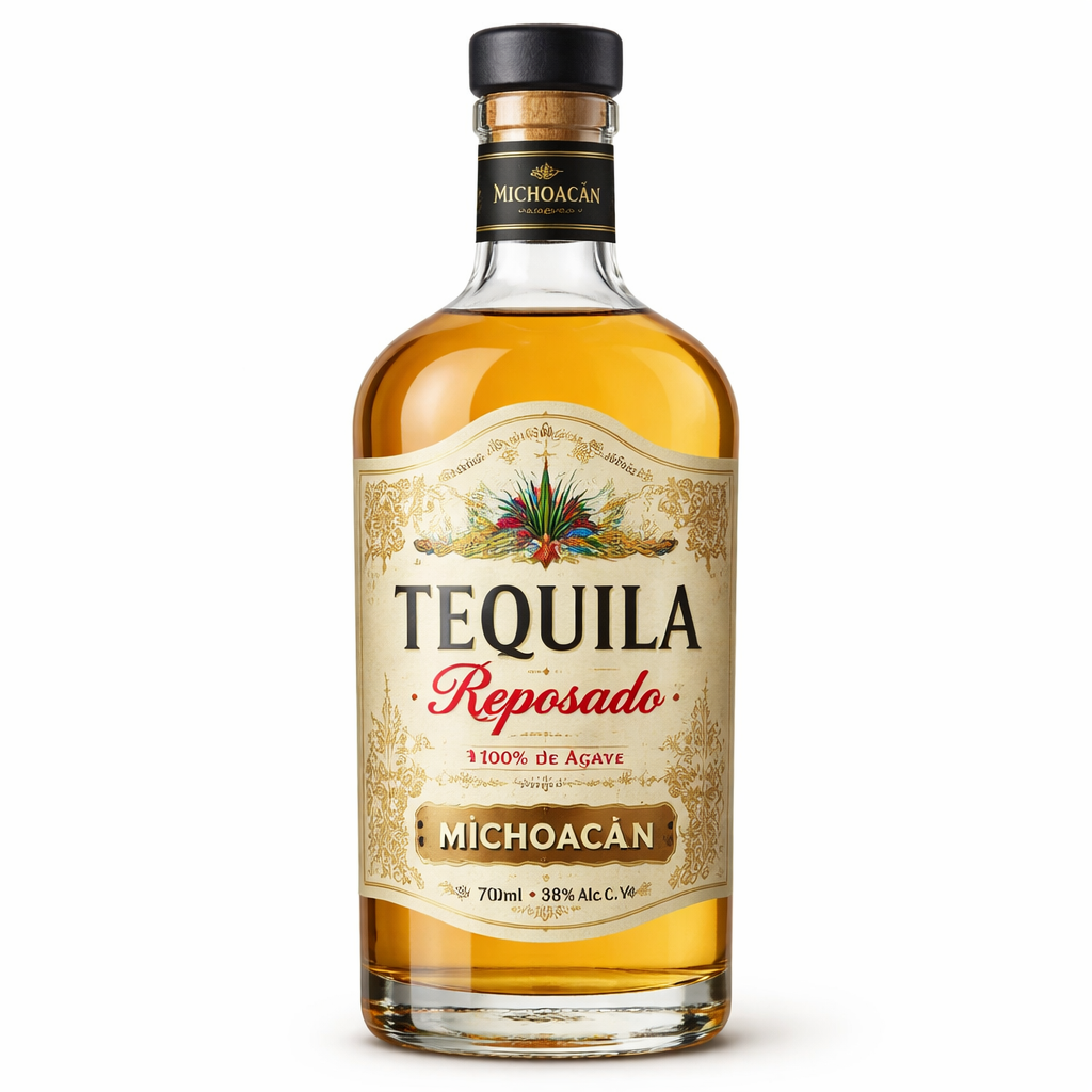 Tequila Reposado calca Tuvi 5a - 2006 Mexique Michoacán