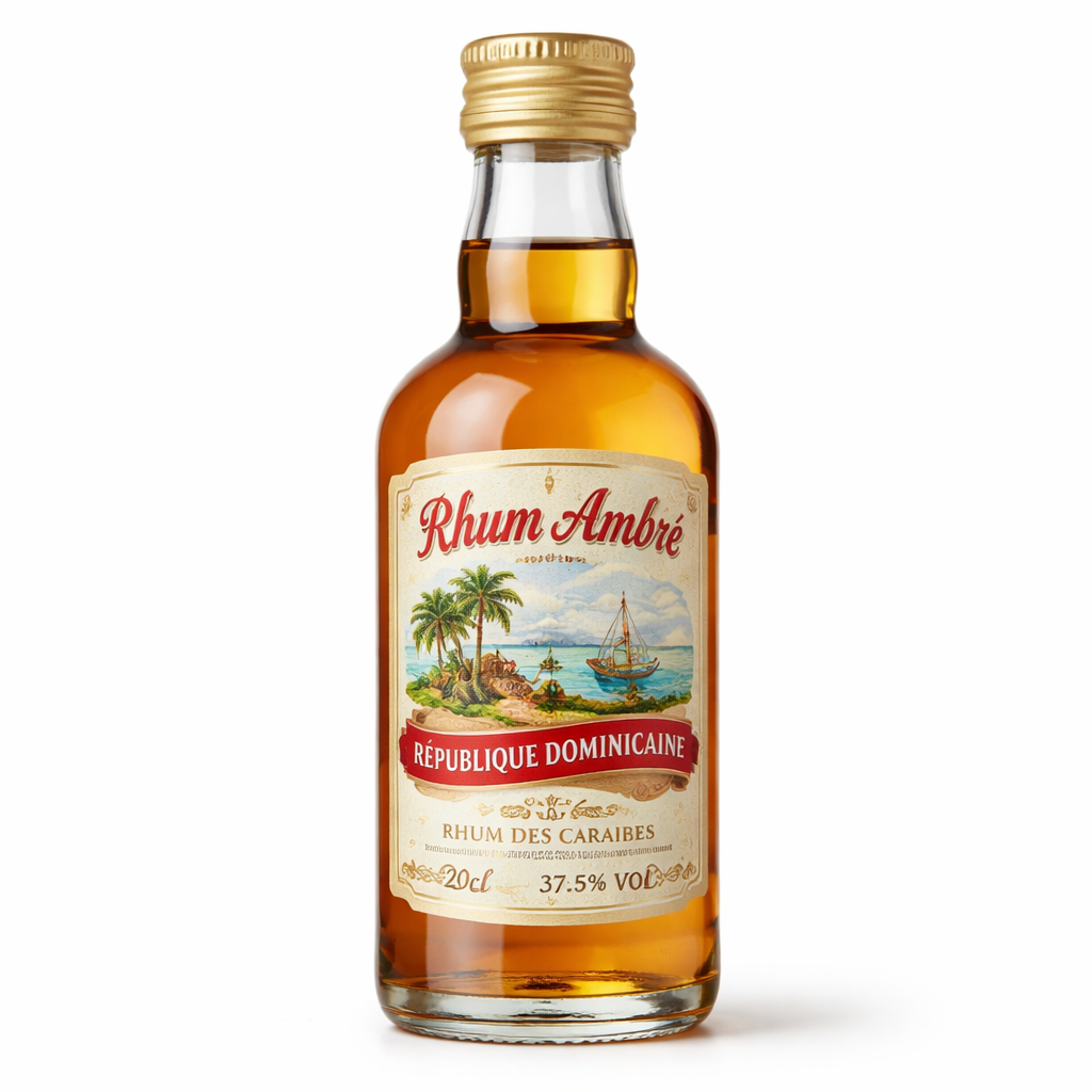 Rhum Ambré république dominicaine , Guyane , trinité  Château Breuil  République Dominicaine