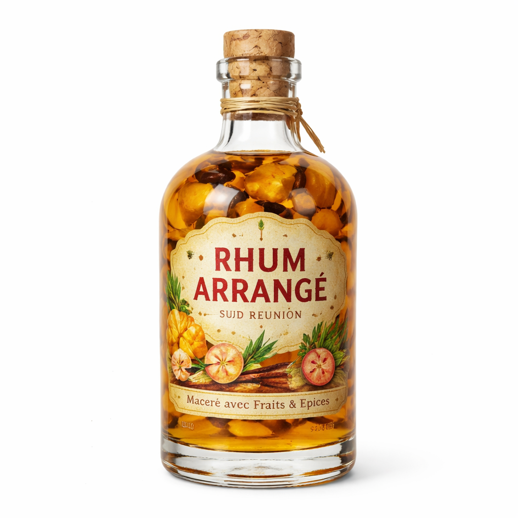 Rum Arrangiato Arrangé Café Vanille Isautier  Riunione Sud Sud.