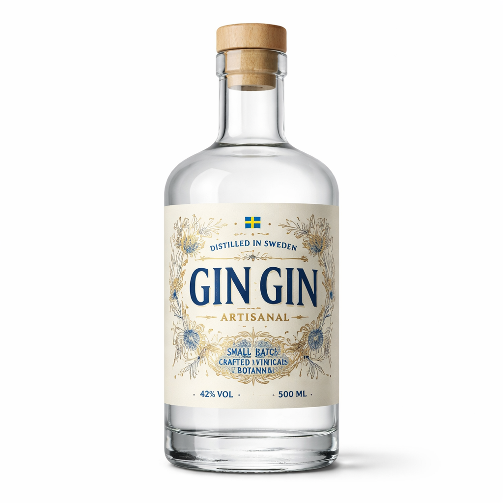 Gin Gin Artisanal Aquavit Madeira Cask Opland  Suède