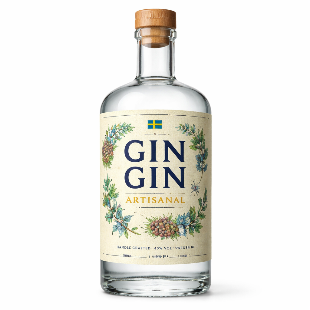 Gin Gin Artisanal Aquavit Port Cask Opland (Norvège)  Suède