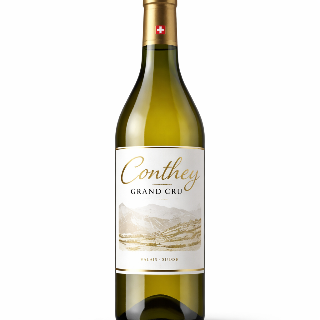 Wallis Conthey Grand Cru Mont d'Or Ermitage Merle des Roches 1979