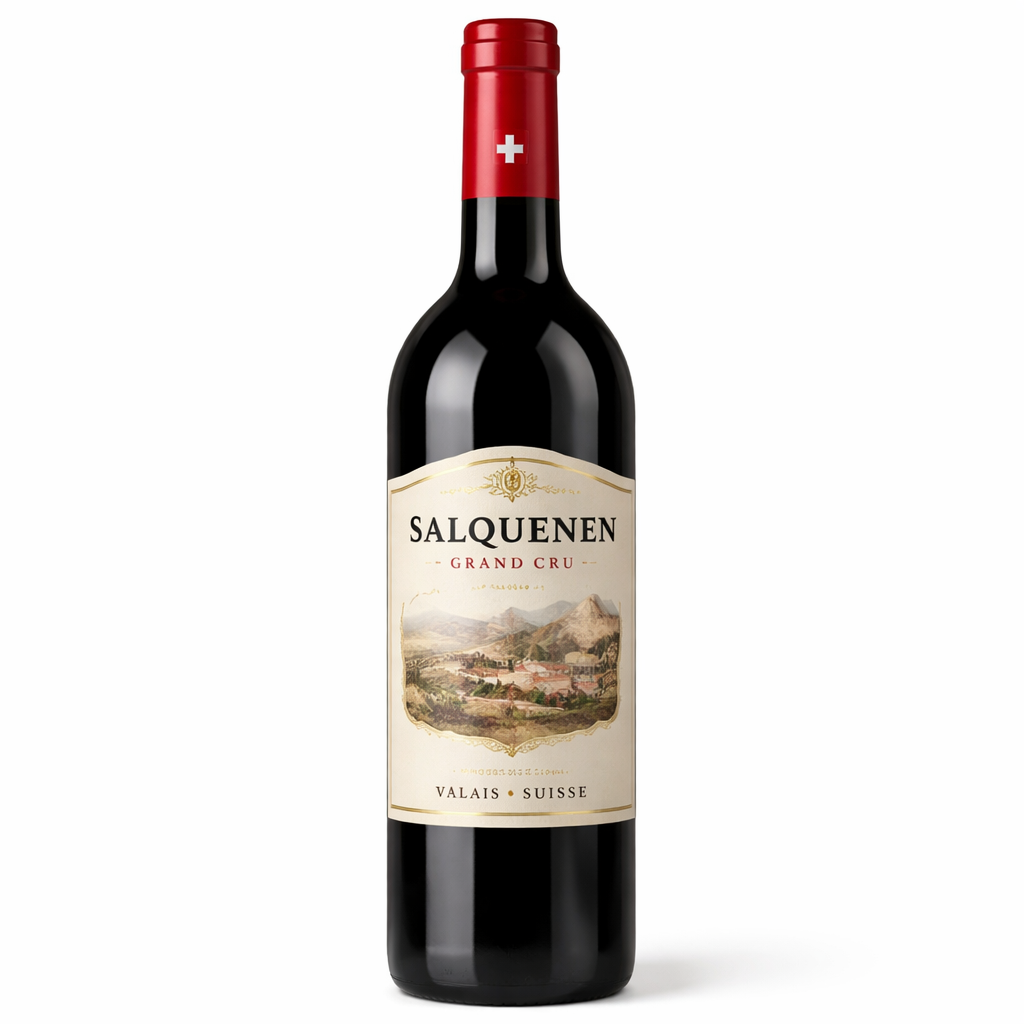 Valais Salquenen Grand Cru Gregor Kuonen, Caveau de Salquenen Diolinoir élevé en fût de chêne 2015