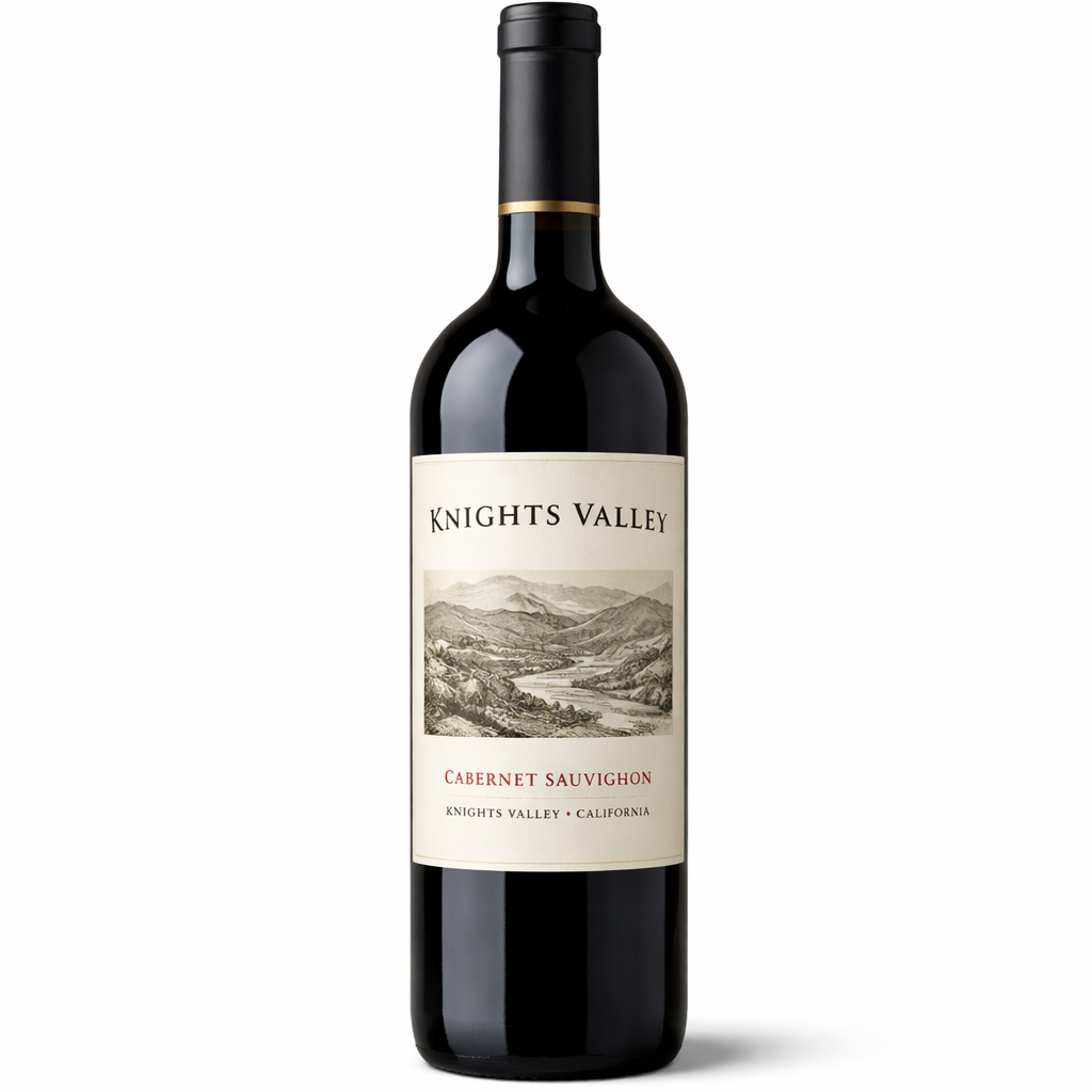 Kalifornijske AVA Dolina Vitezov Beringer Knights Valley 2019