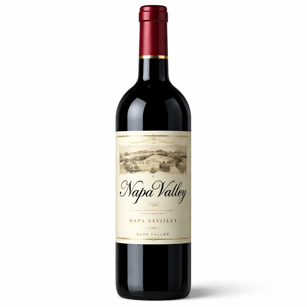 Kalifornijske AVA Napa Valley Hess Neleten.