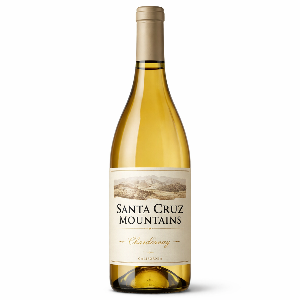Vùng trồng nho được cấp phép California Dãy núi Santa Cruz Ridge Chardonnay Estate 2020