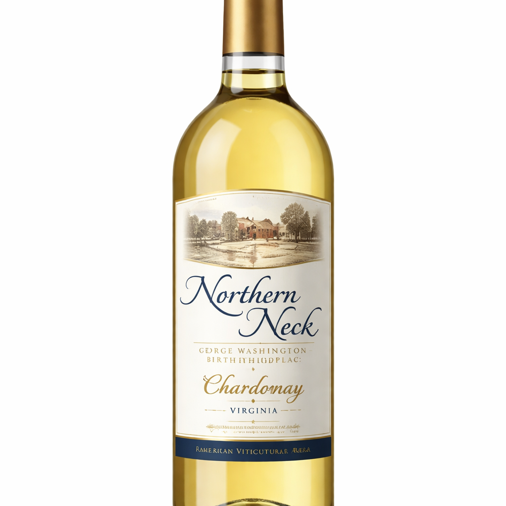 AVA Східного узбережжя Нортерн-Нек Джордж Вашингтон Бьортплейс (Вірджинія) Stemichelle Chardonay 2020