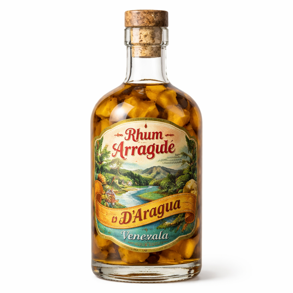 Rượu Rum Đã sắp xếp Rhum Liqueur d'orange Santa Teresa  Venezuela Aragua