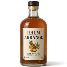 Rum Arrangiert Punch Vanil Distillerie J. Chatel & Cie  Réunion Nord