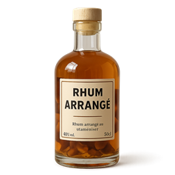 Rum Arrangiert Arrangé Café Vanille Isautier  Réunion Süd